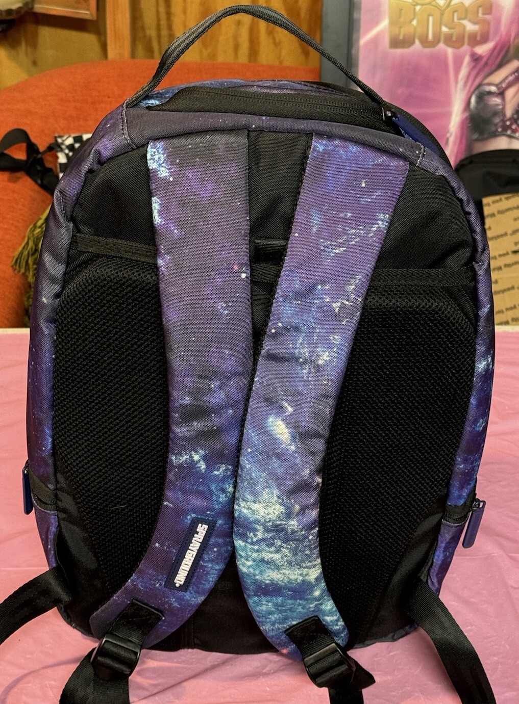 Sprayground Where Creative Plays, Galaxy Storms, Super Rare Backpack