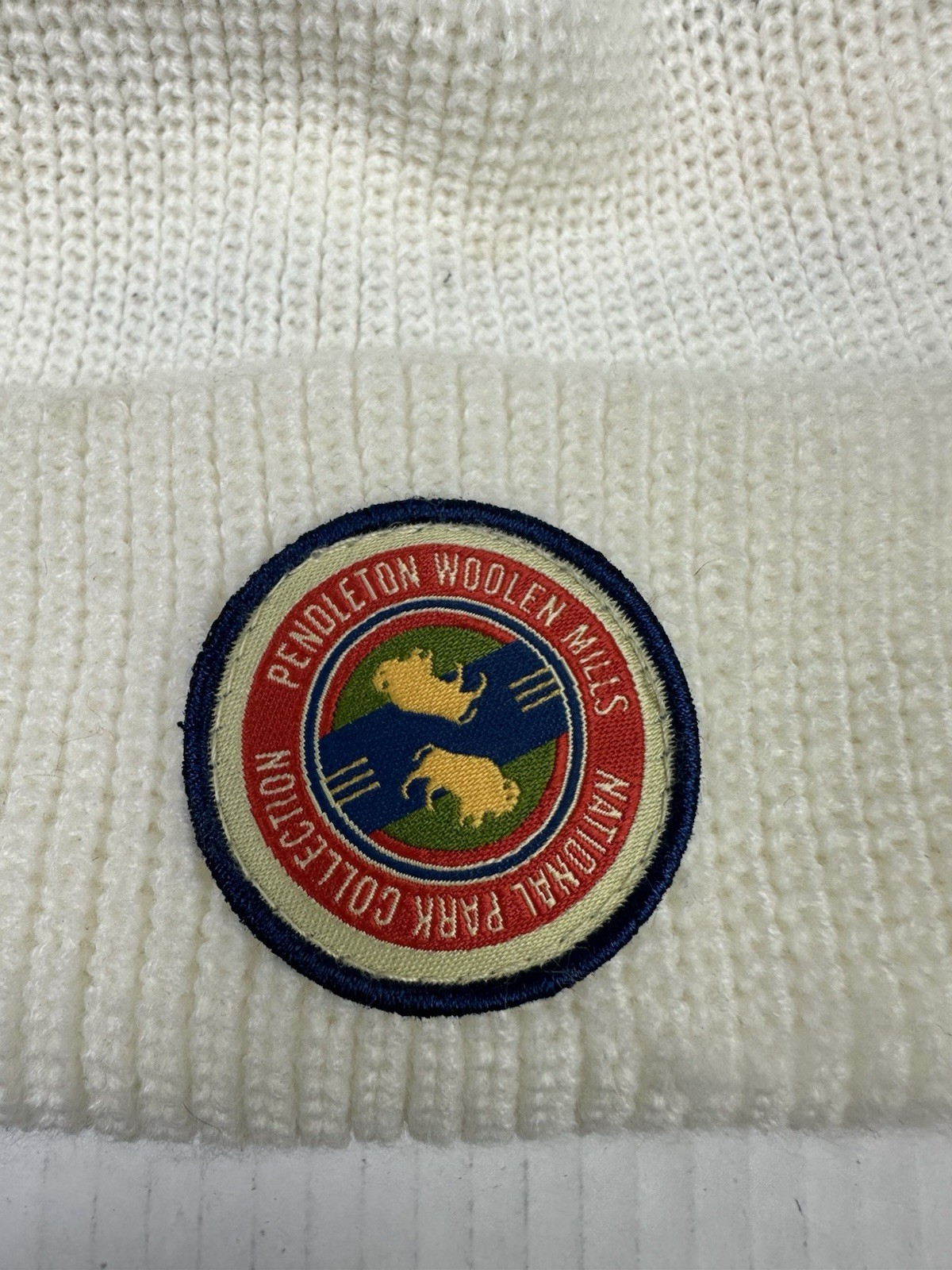 NWT Pendleton Glacier National Park Striped Beanie Stain See Picture
