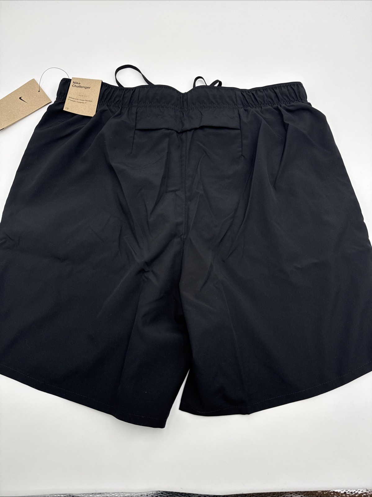 $40 Nike Men’s CHALLENGER 7” SHORT Lined Running Shorts DV9359- Black-Medium-New