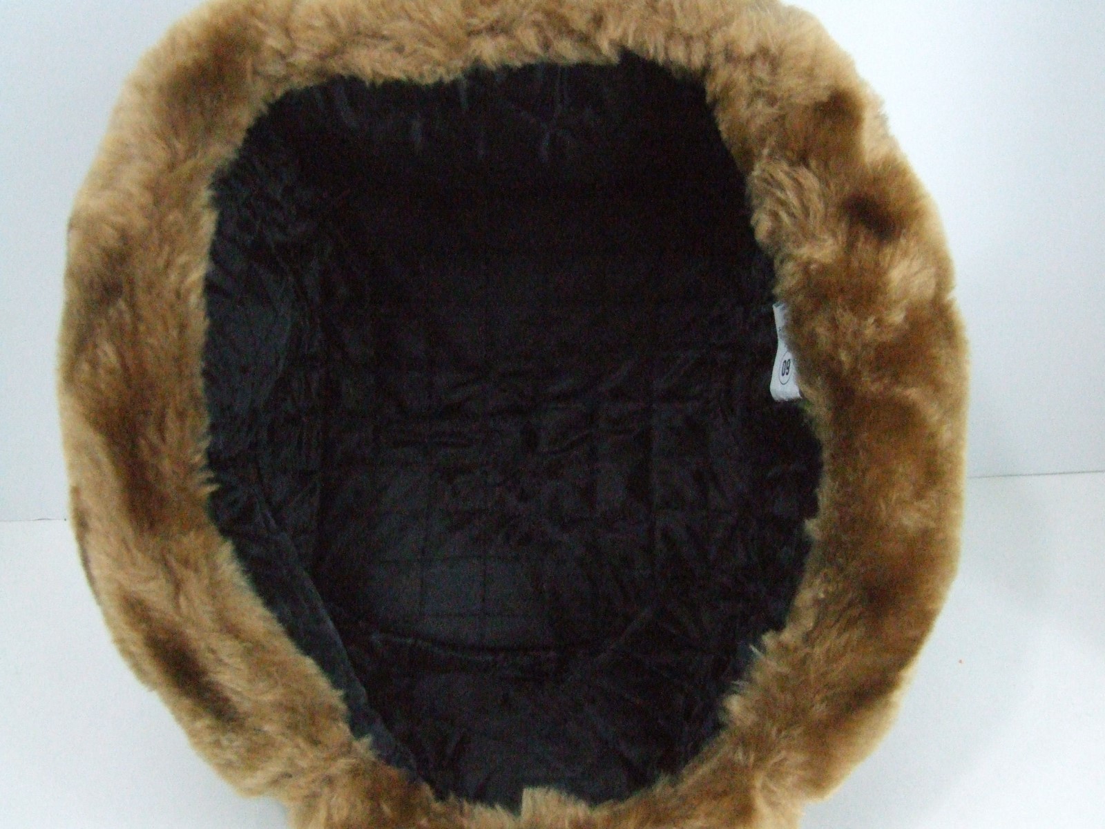 Authentic Russian Military Camel Brown KGB Ushanka Hat W/ Soviet Red Star Badge