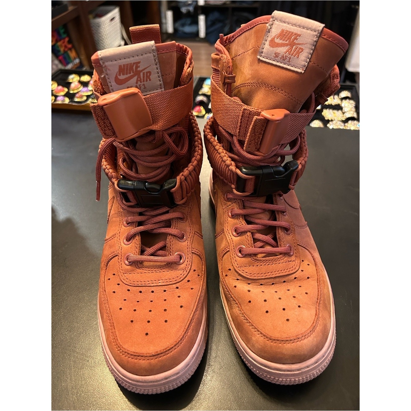 Nike Terracotta High-Top Utility Sneakers