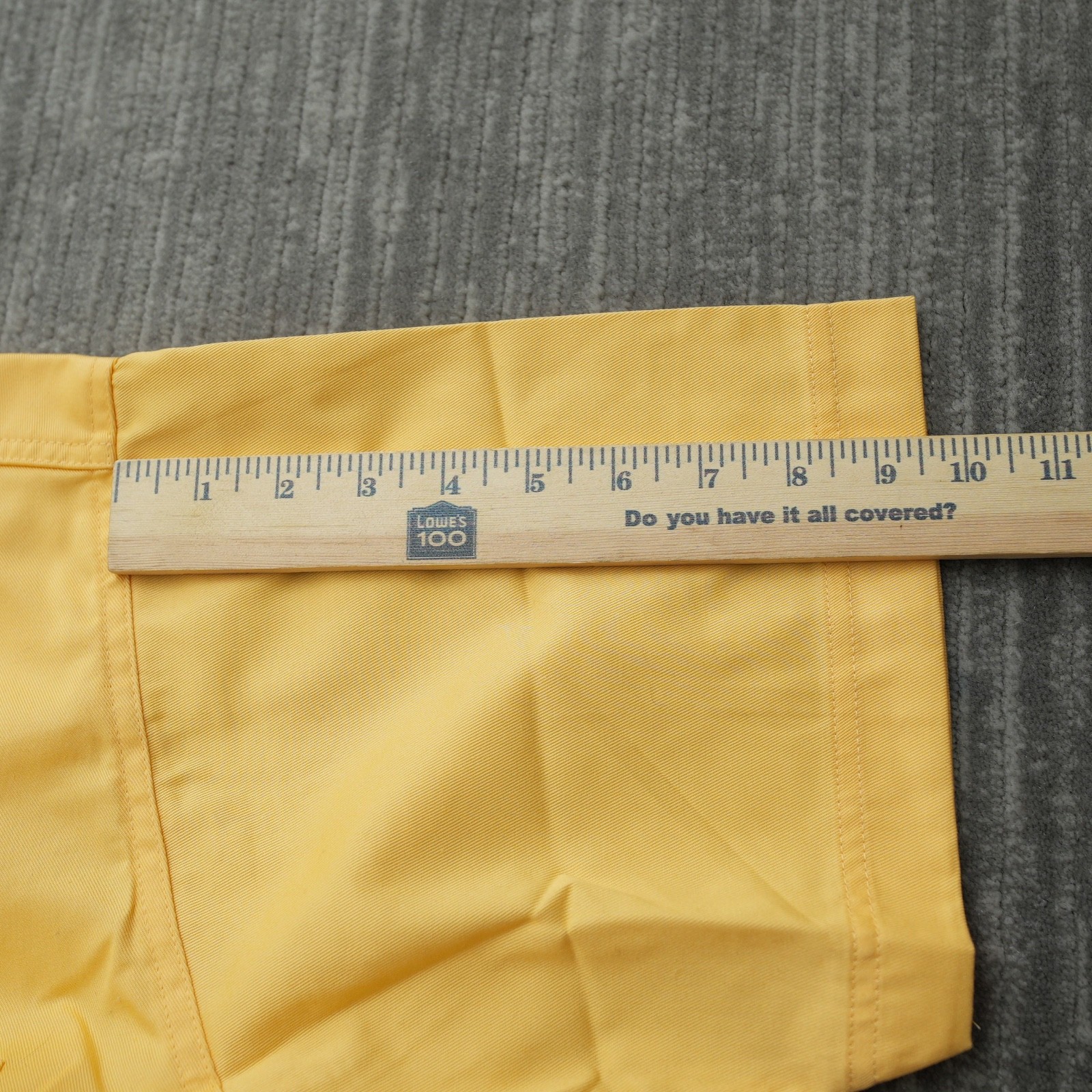 Blue Generation Shirt Men Button Down Yellow New Short Sleeve Solid Large