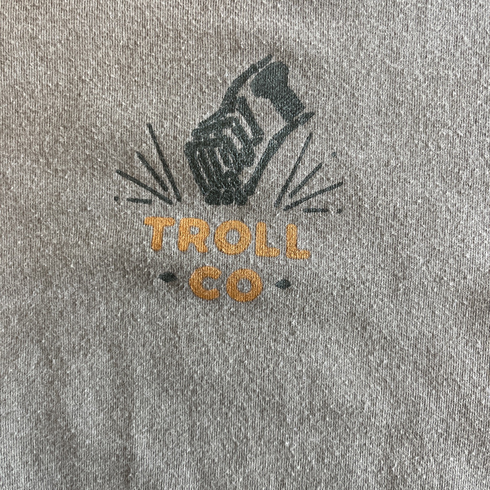 Troll Co Clothing Dirty Hands Clean Money T Shirt Men’s XL Brown Knuckle Busters
