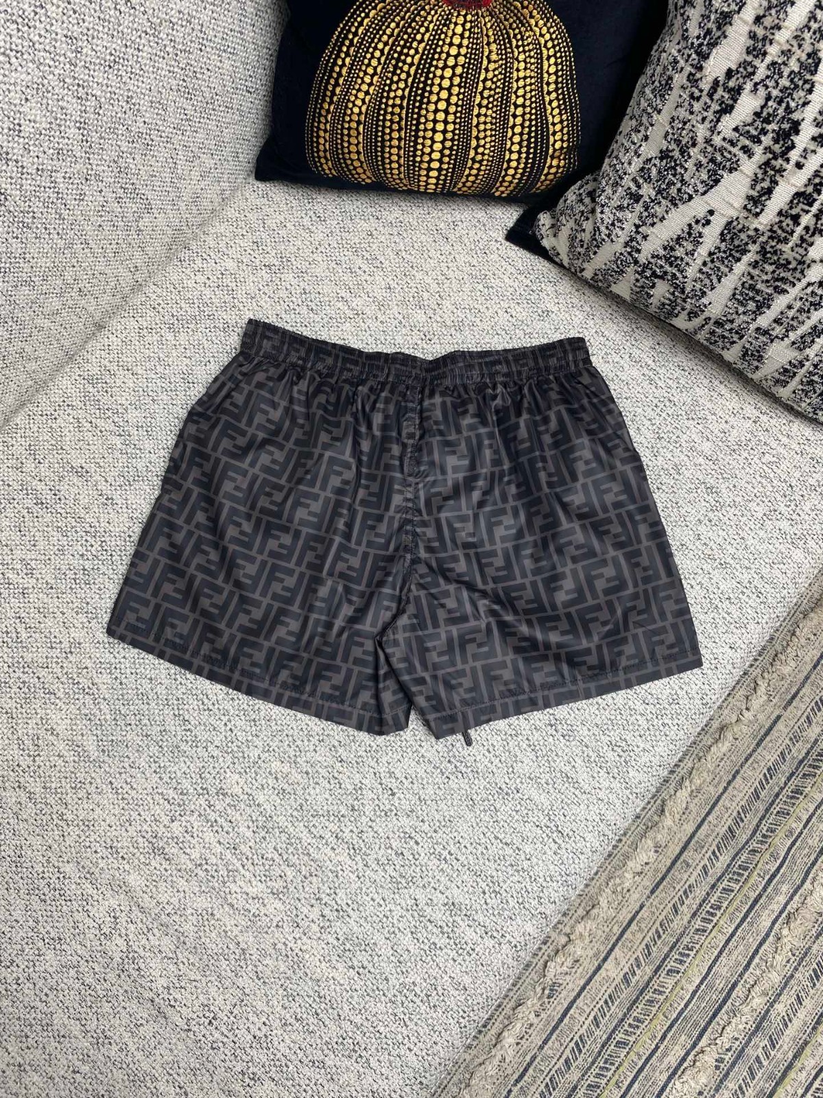Fendi’s new spring/summer shorts are made of twill mulberry silk, men’s size M.