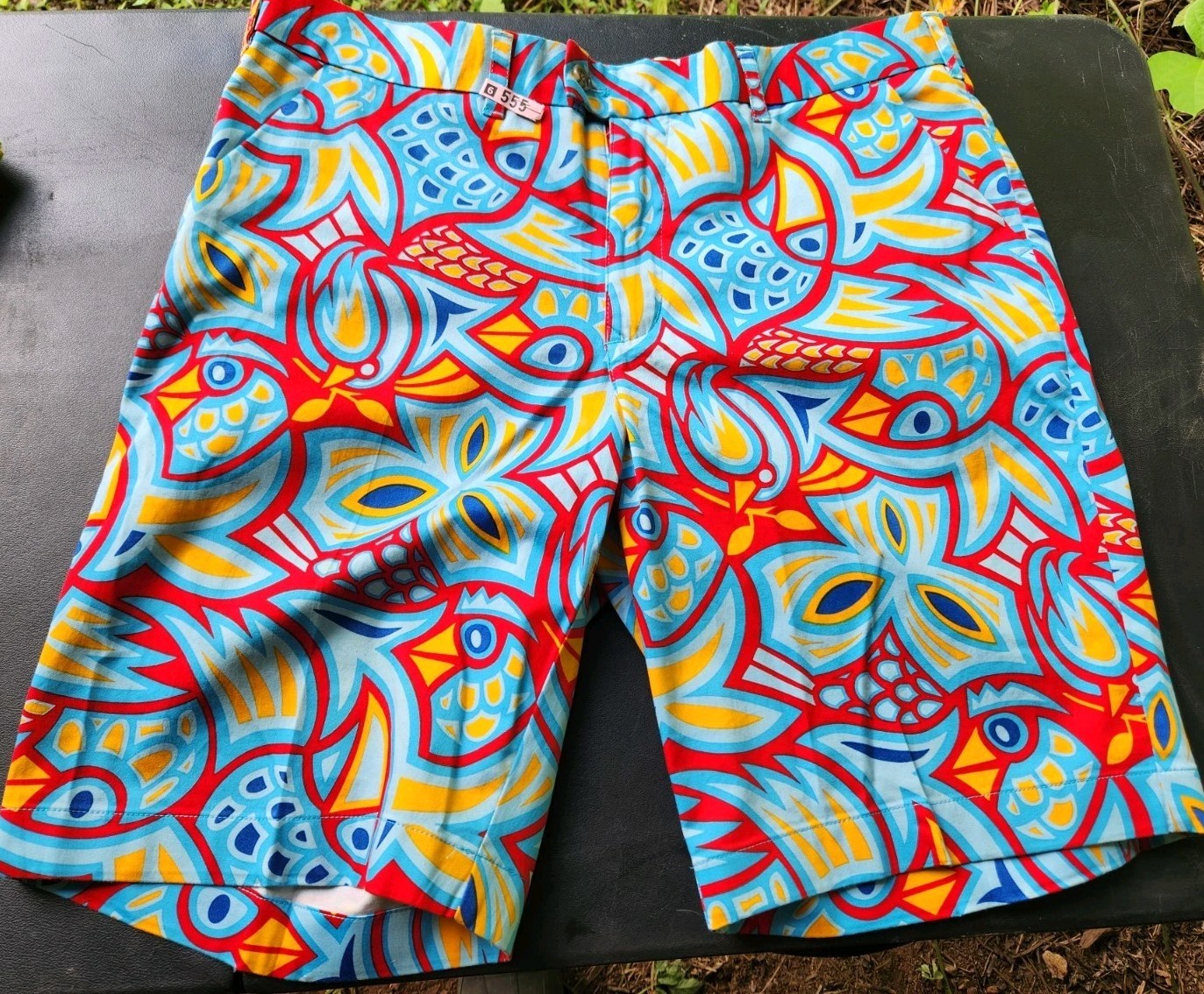 3 Pair Mens Loudmouth Golf Shorts Cotton/spandex Sz 38 All Of Them