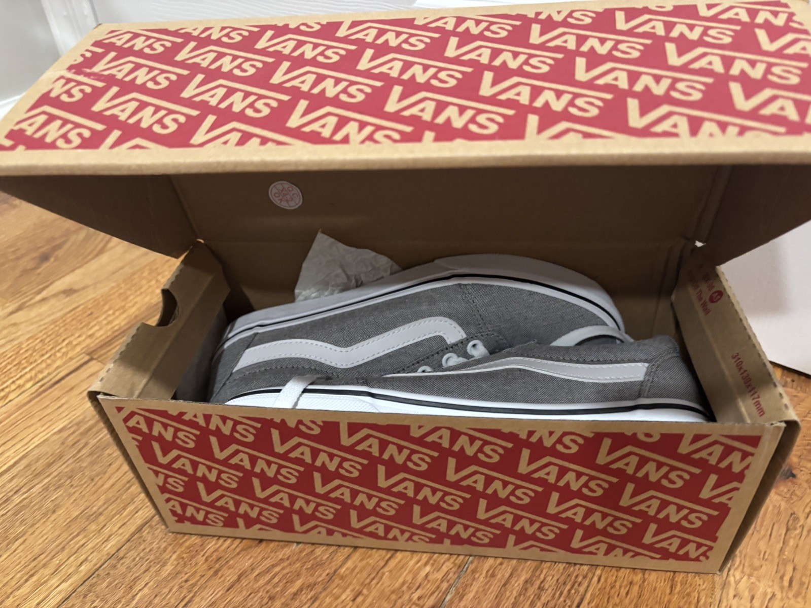 Vans Ward Summer Canvas Black Size 7.5