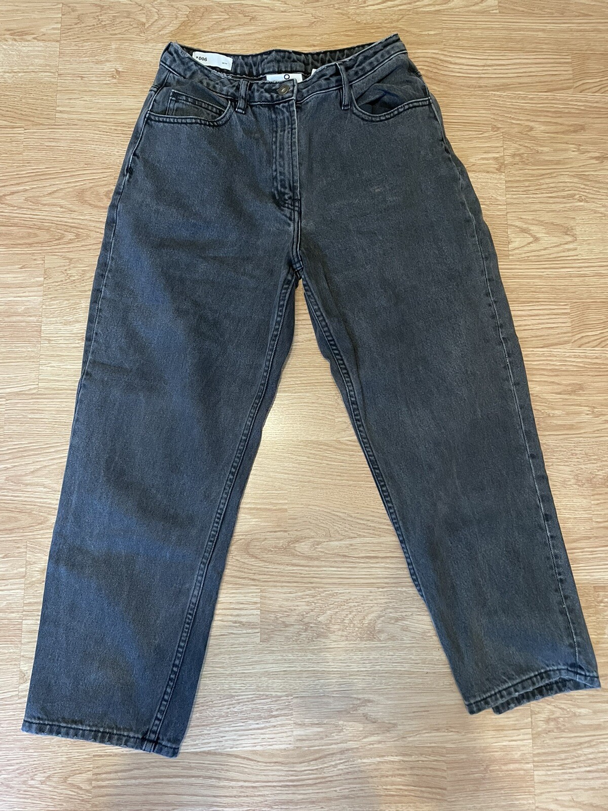 2 X COLLUSION denims 1 Blue And 1 Black – Waist 30 / Length 28 (approx Size 12)