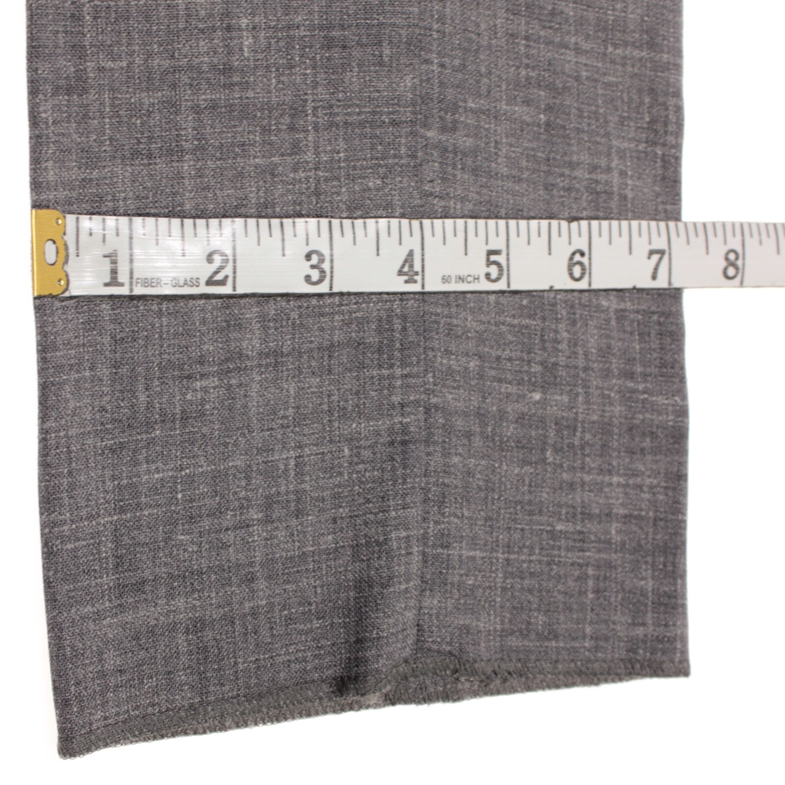 Zanella NWT Stretch Dress Pants Size 35 US Noah In Gray Melange Wool Blend