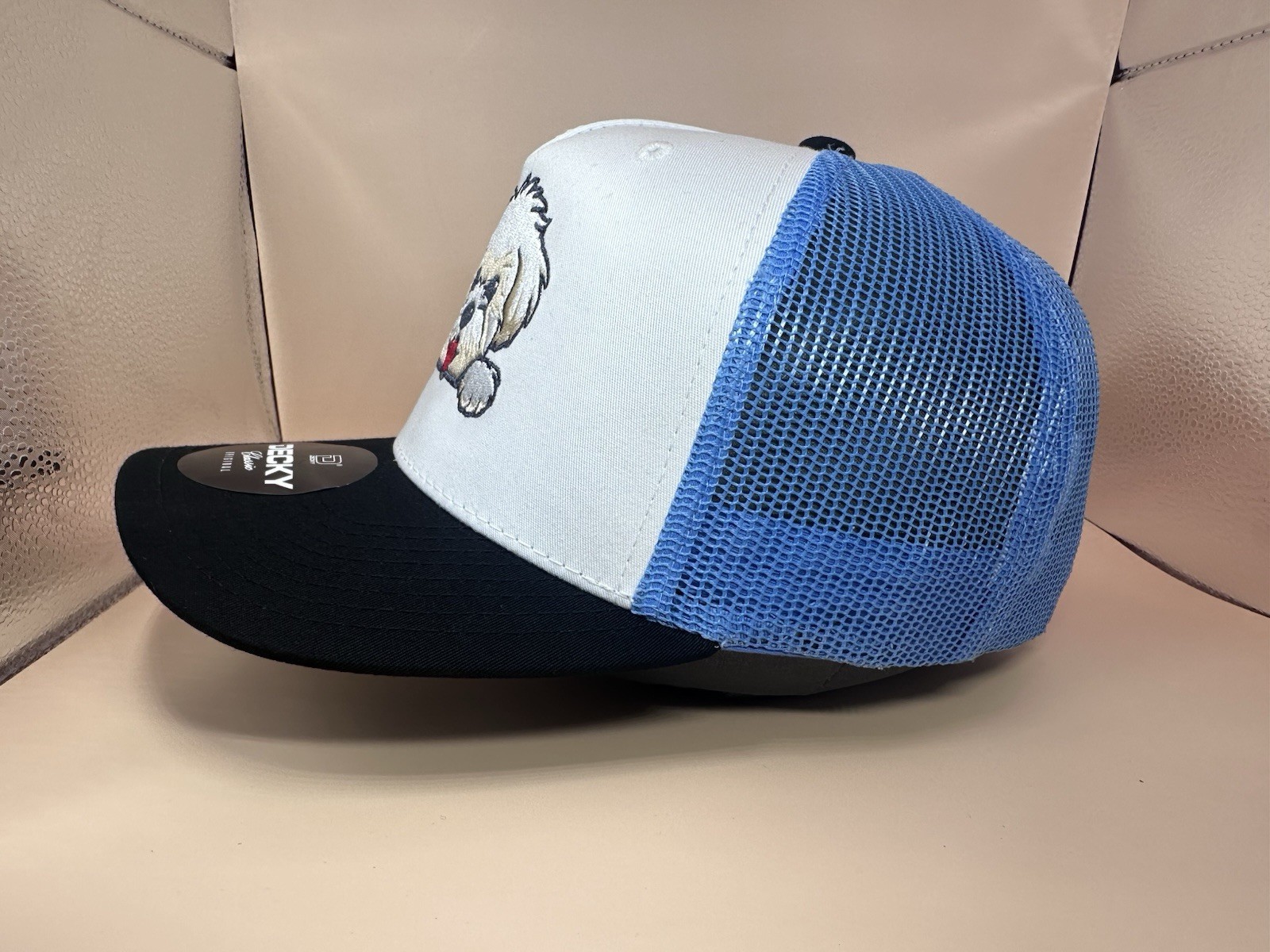 Trucker Hat 5 Panel,Puppy Embroidered Doggie