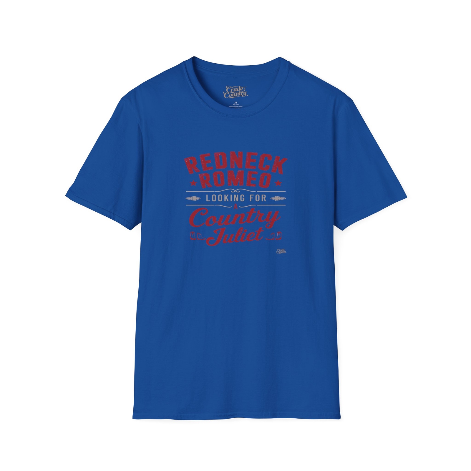 Redneck Romeo Looking for a Country Juliet – Gildan Unisex Soft-style T-Shirt