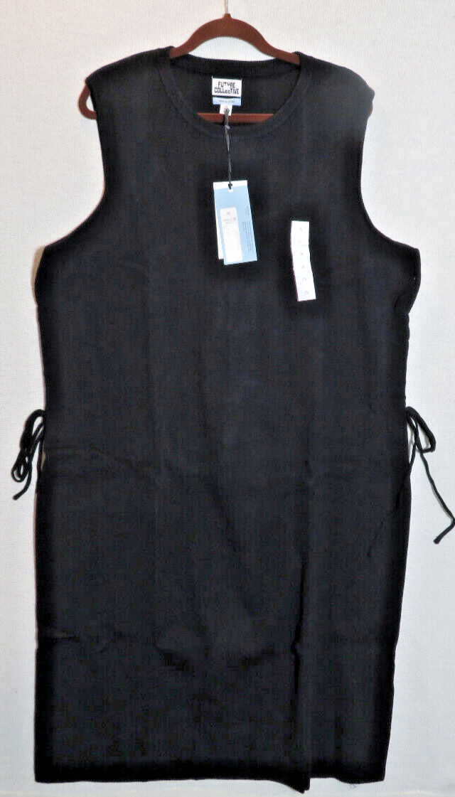 Future Collective Ebony Midi Sweater Dress Sleeveless ~ Women’s ~ Sz: 3X