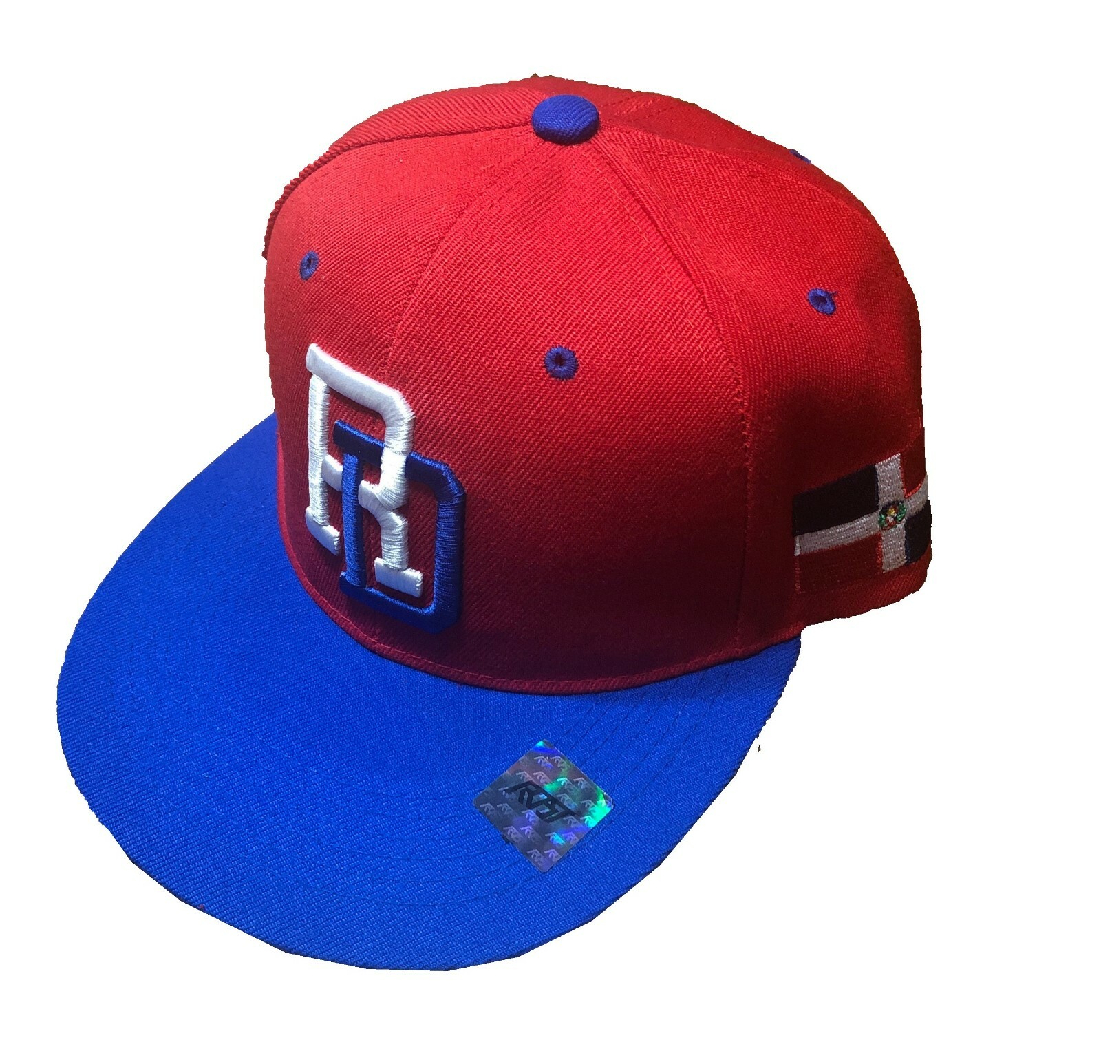 DOMINICAN REPUBLIC, SNAPBACK DR 3D EMBROIDERED BASEBALL CAP New!