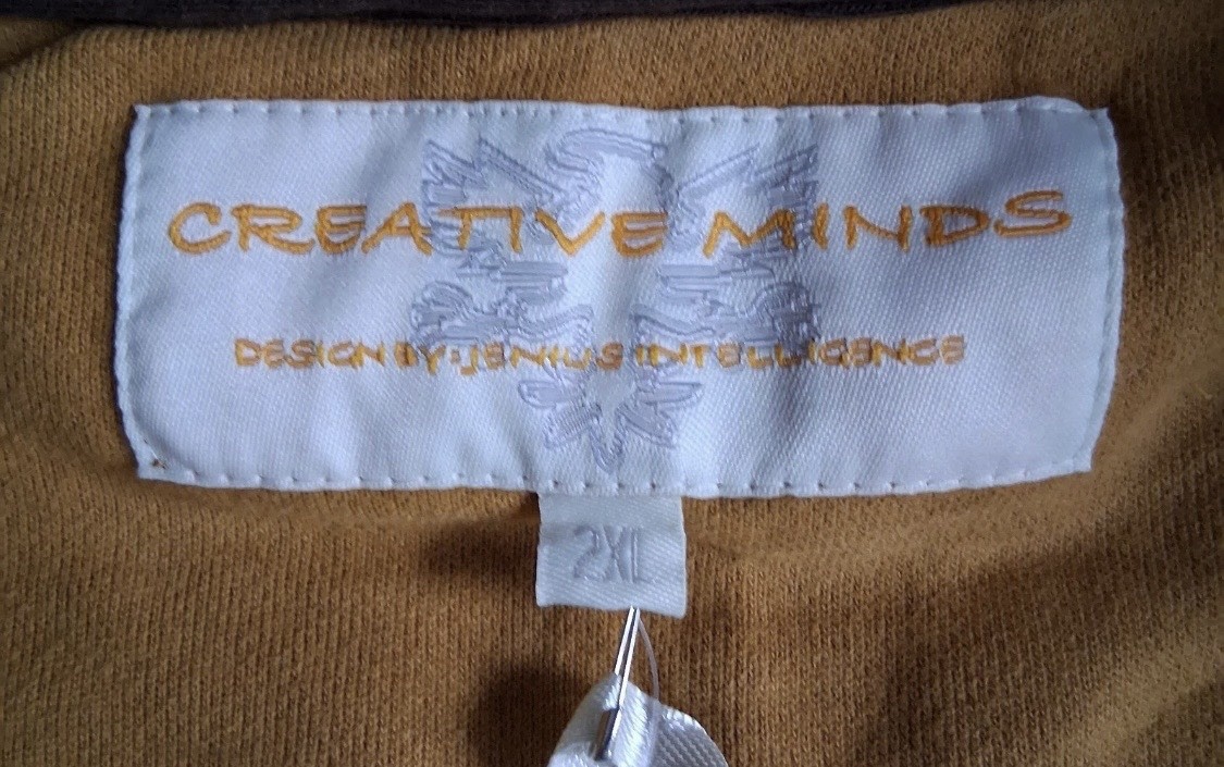 Creative Minds Embroidered Hoodie Size ( Size 3XL ) New In Bag Ready To Ship