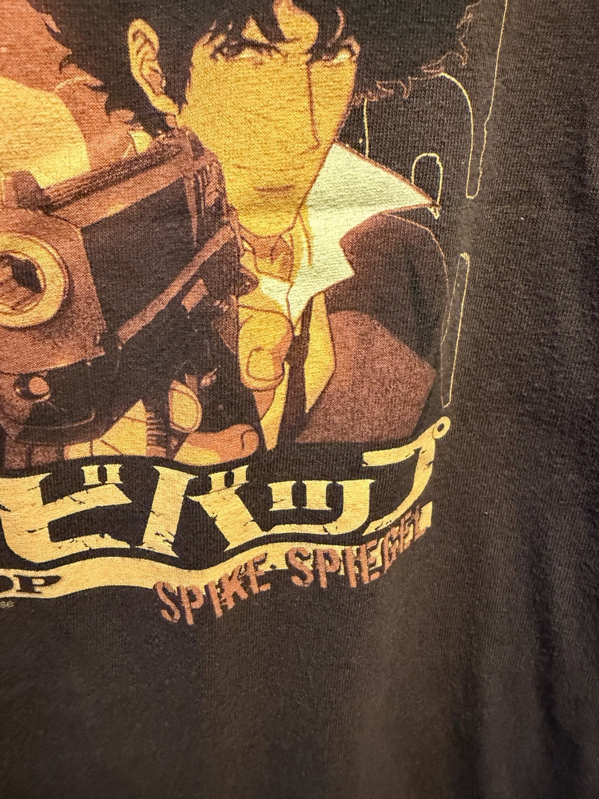 Vintage Cowboy Bebop Graphic T-Shirt Tee Bounty Hunter Anime ODM Tag Mens 2XL
