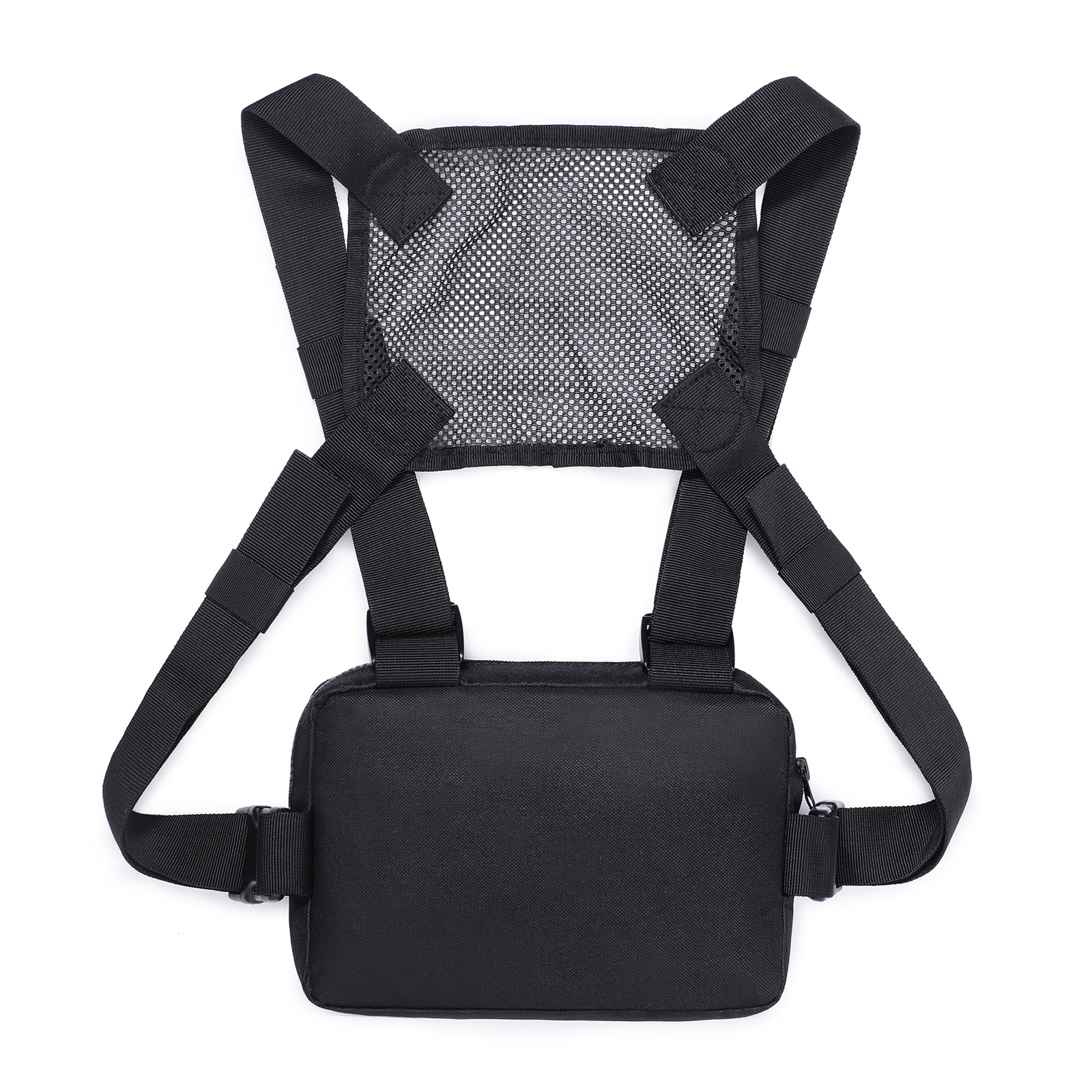 Outdoor Chest Bag EDC Utility Pack Chest Rig Pouch For Workout Cycling Unisex