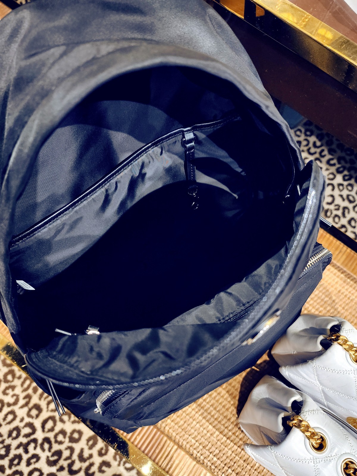 Latest New Authentic Tory Burch Ella Navy Nylon Backpack 173559 $350
