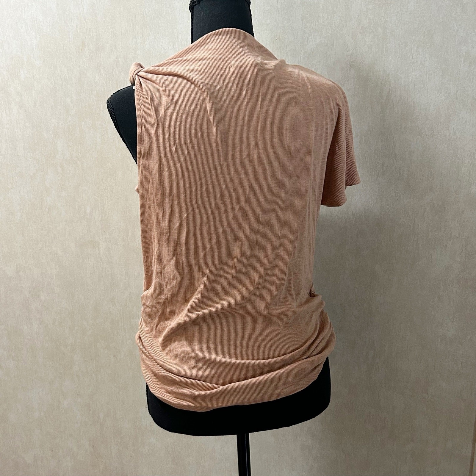 neutral/tan asymmetrical top