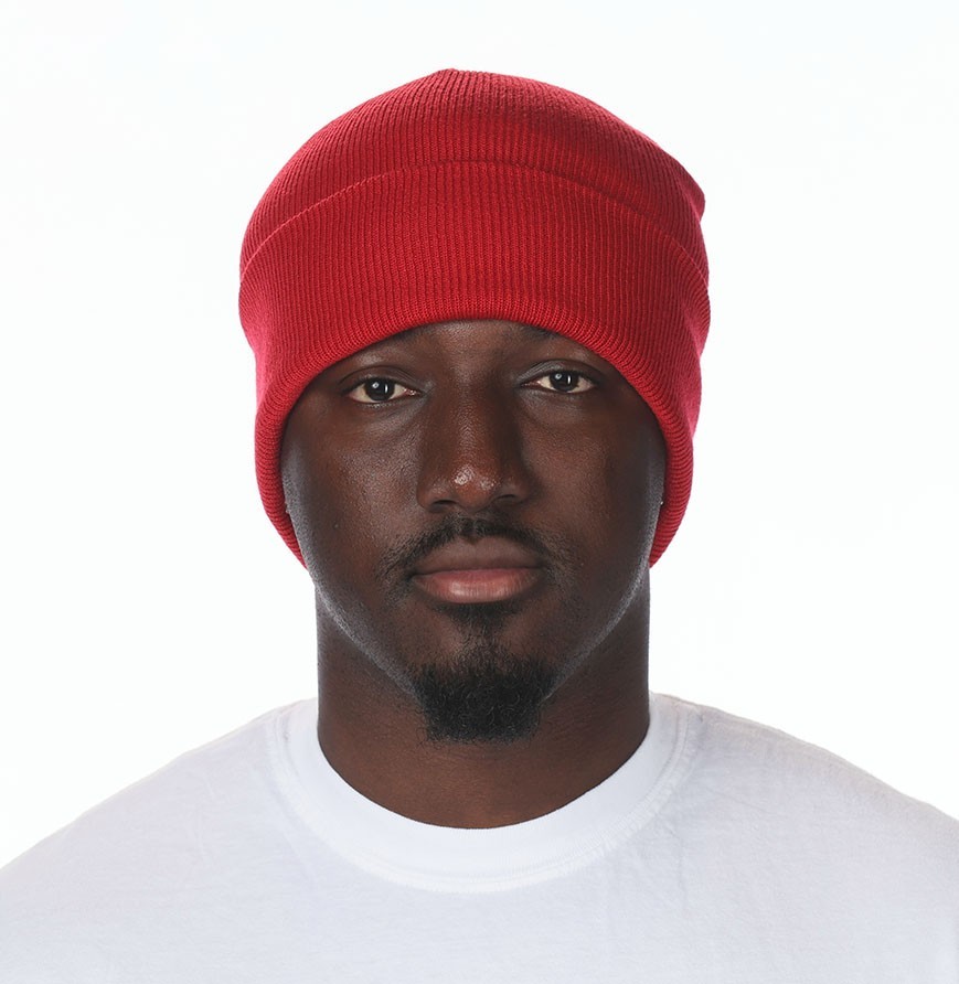 Cuffed Knit Beanie Customizable