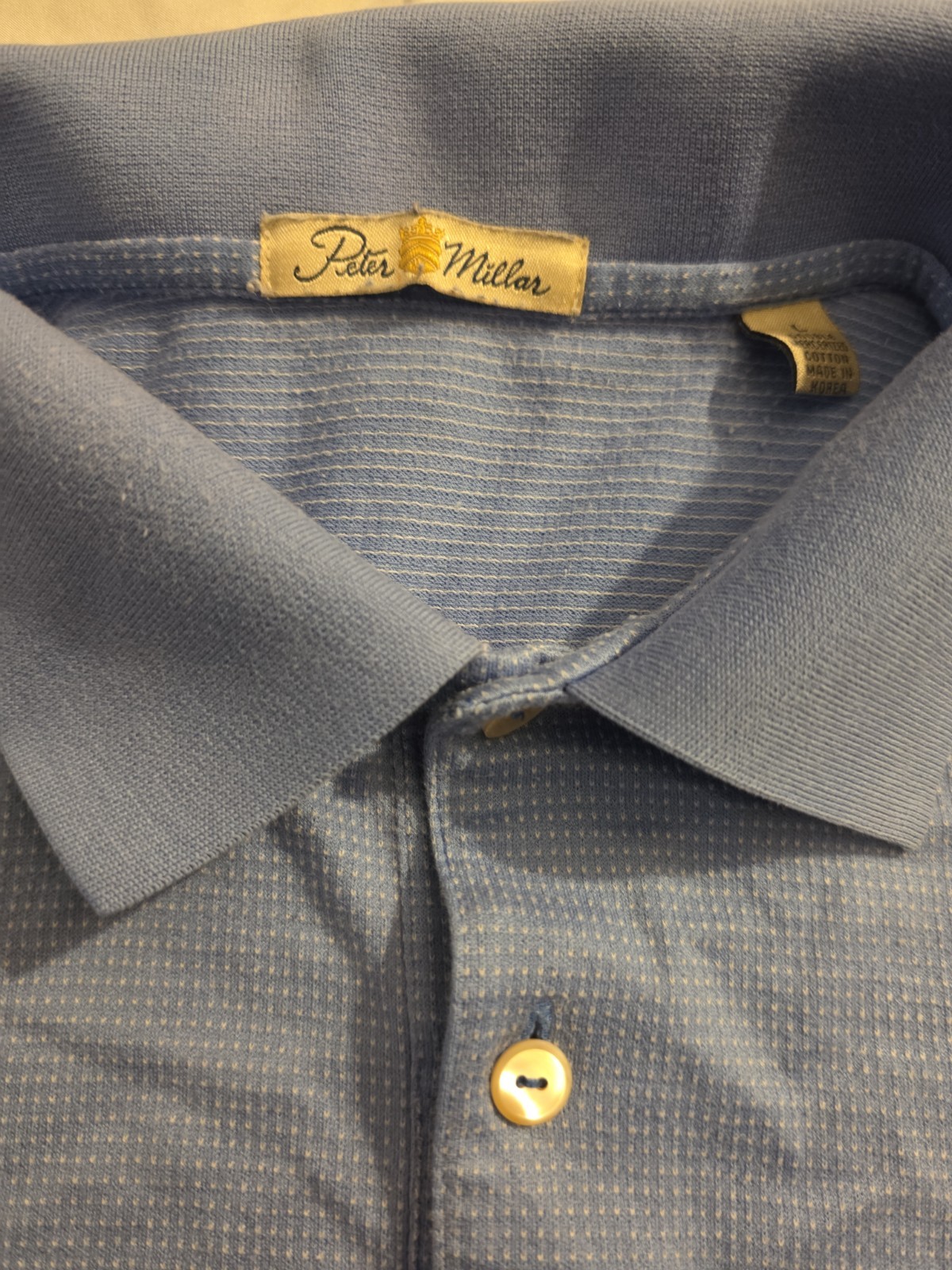 Peter Millar Blue Polo 23×28