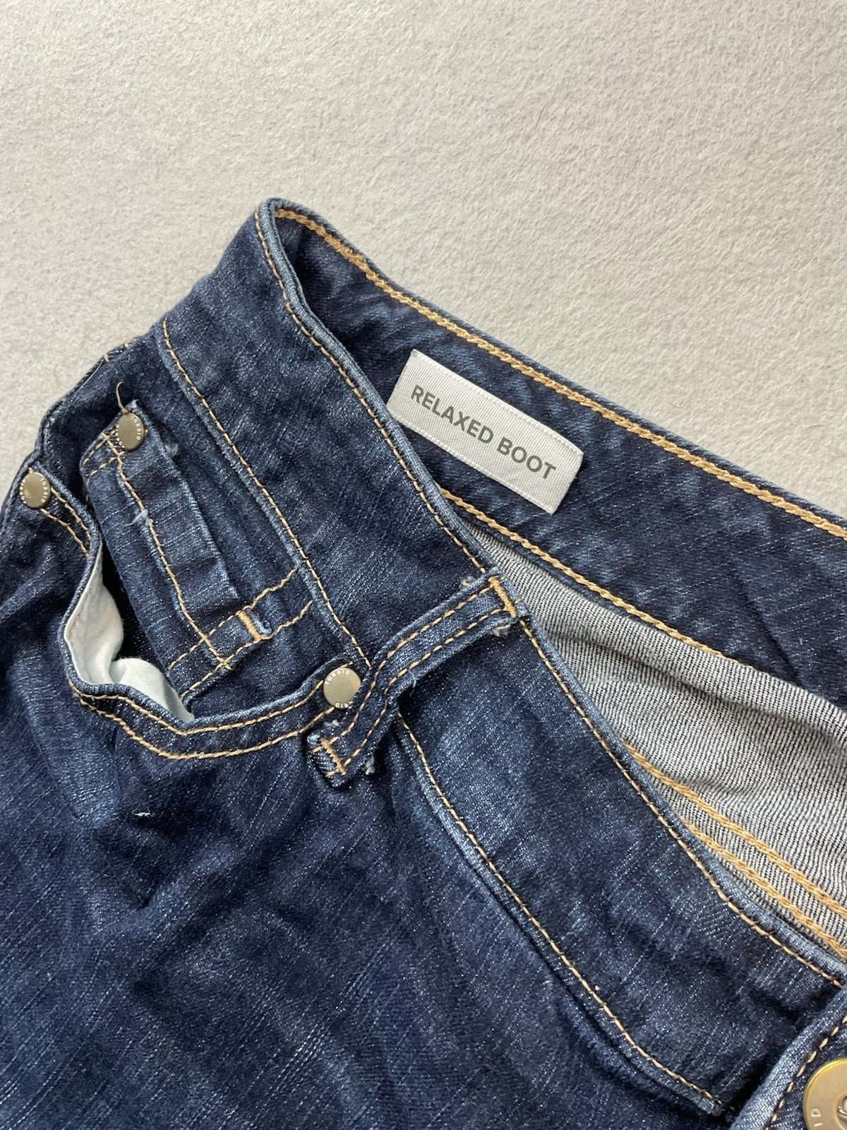 Torrid First At Fit Relaxed Bootcut Jeans Blue Dark Wash Stretch 5-Pocket 18S