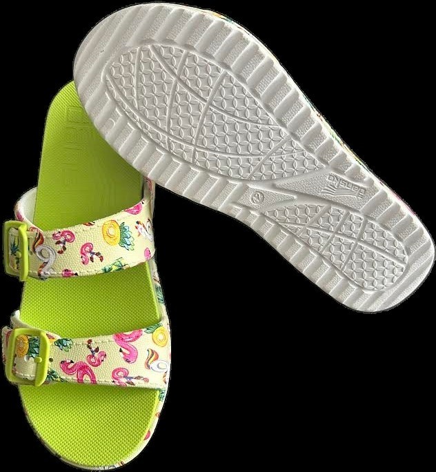 Dansko Kandi Wedge Sandals Womens Size 42 US 11,Green Molded EVA Comfort 2-Strap