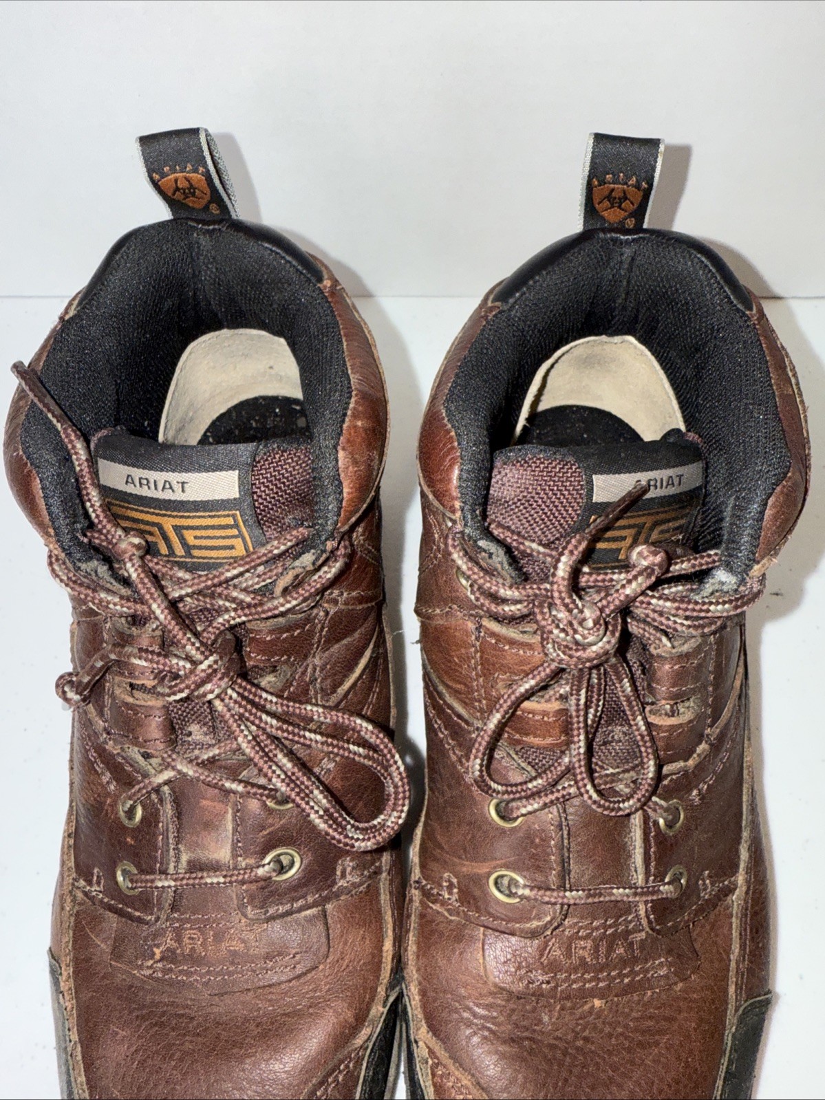 Ariat Terrain Work Boots Mens Size 9B Leather Waterproof Lace Up 10004138🔥👀