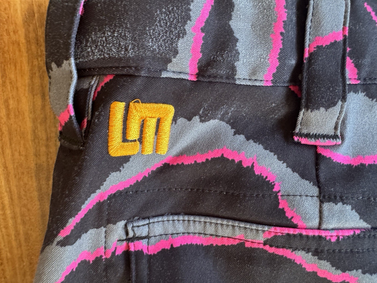 Loudmouth Men’s Golf Pants Sz 34 LOT Of 3 Pink Tiger & Rainbow& Blue Checkered