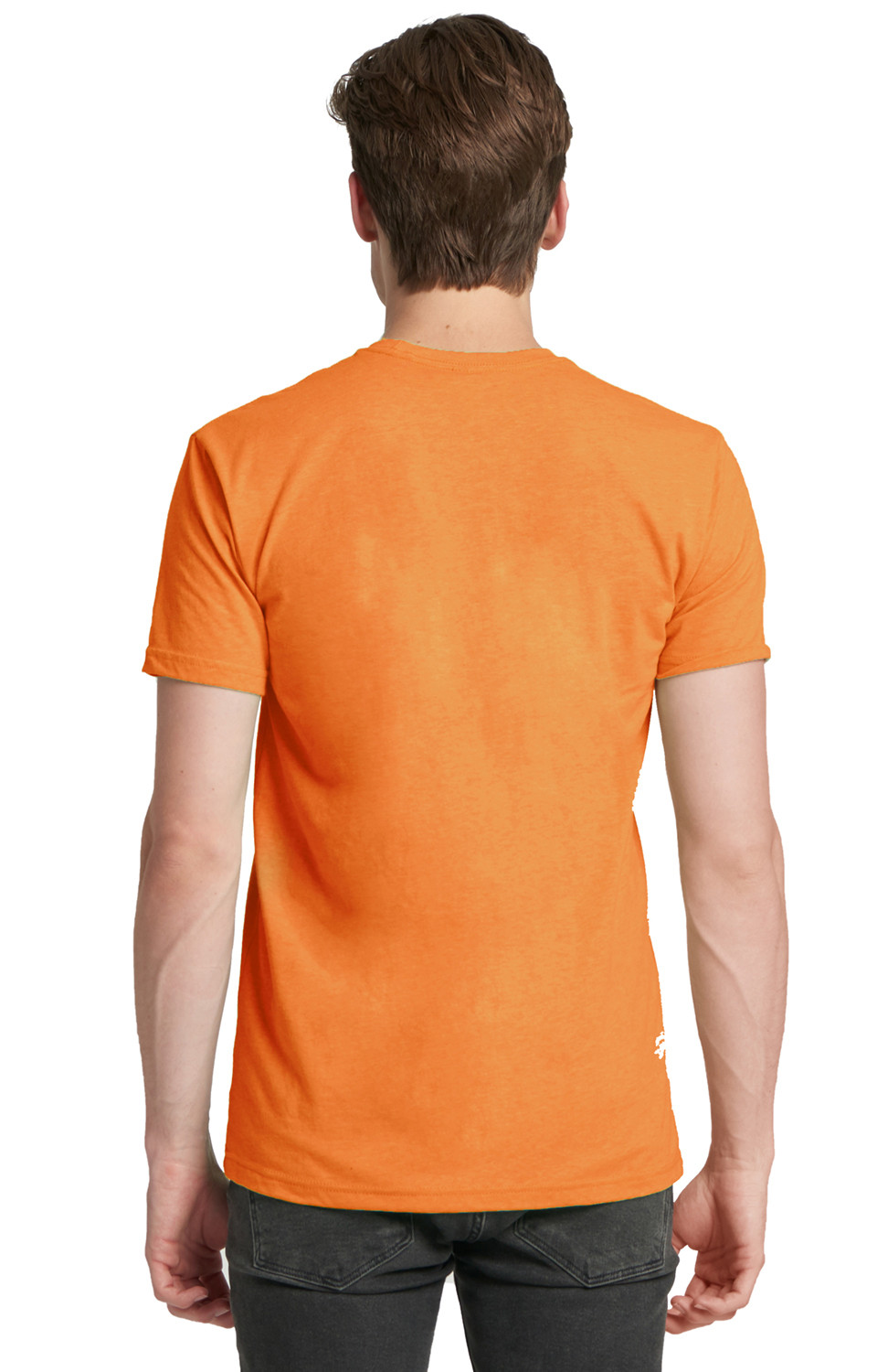 Marky G N6210 3-Pack Men’s CVC Crew-Neck Short Sleeve T-Shirt, Orange, X-Small