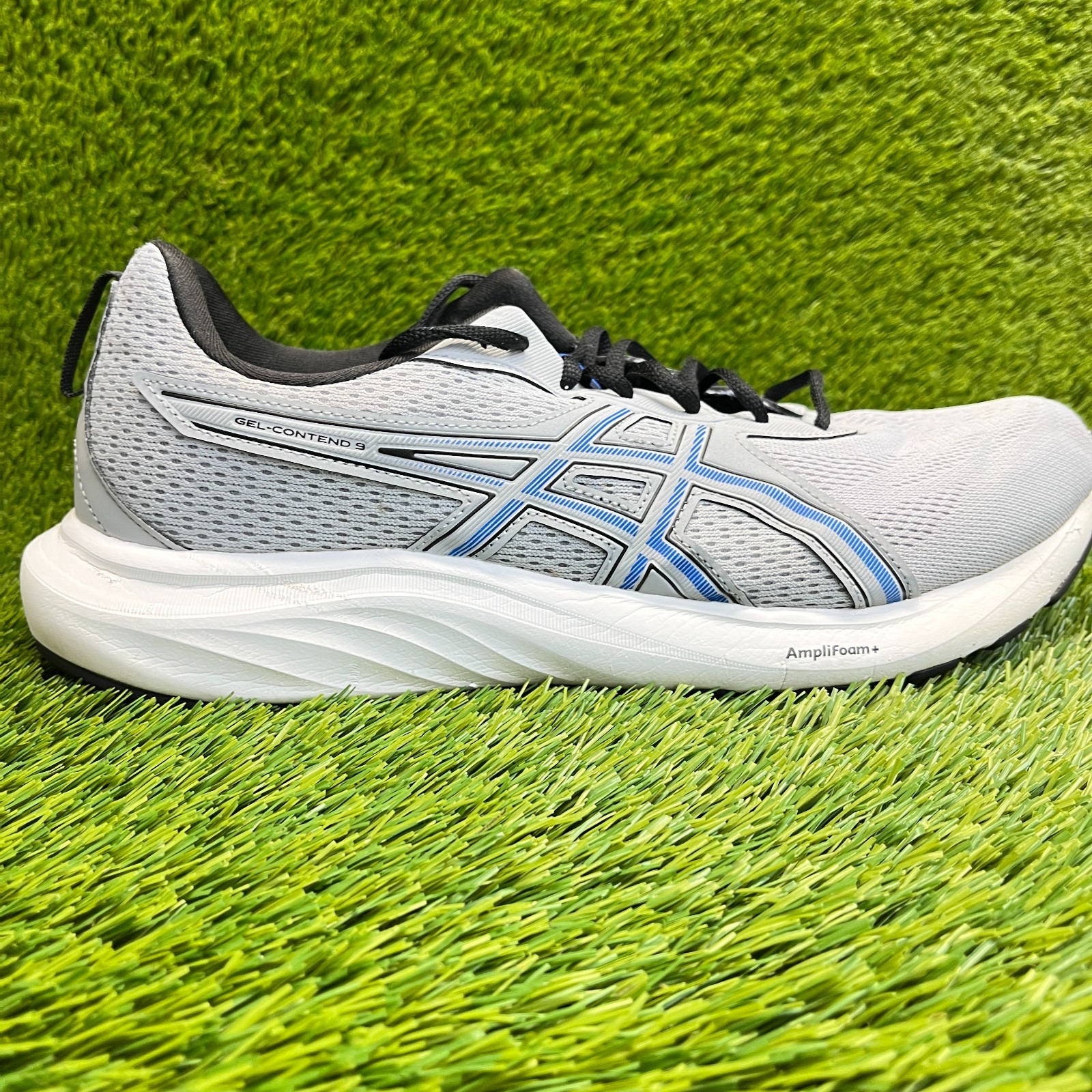 Asics Gel-Contend 9 Mens Size 14EE Gray Blue Athletic Running Shoes Sneakers
