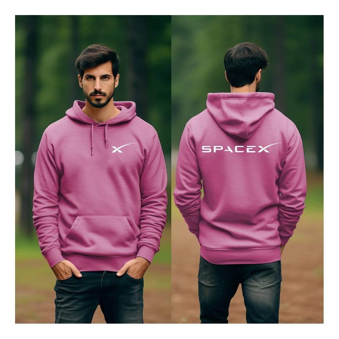 Tesla Motor Elon Musk SpaceX Cyber Truck Space X Gildan Hoodie Hooded Sweatshirt