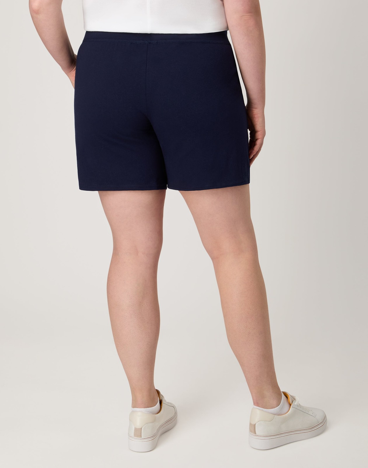 Hanes Womens Jersey Shorts w Pockets Drawstring Super Soft 100% Cotton 7″ Inseam