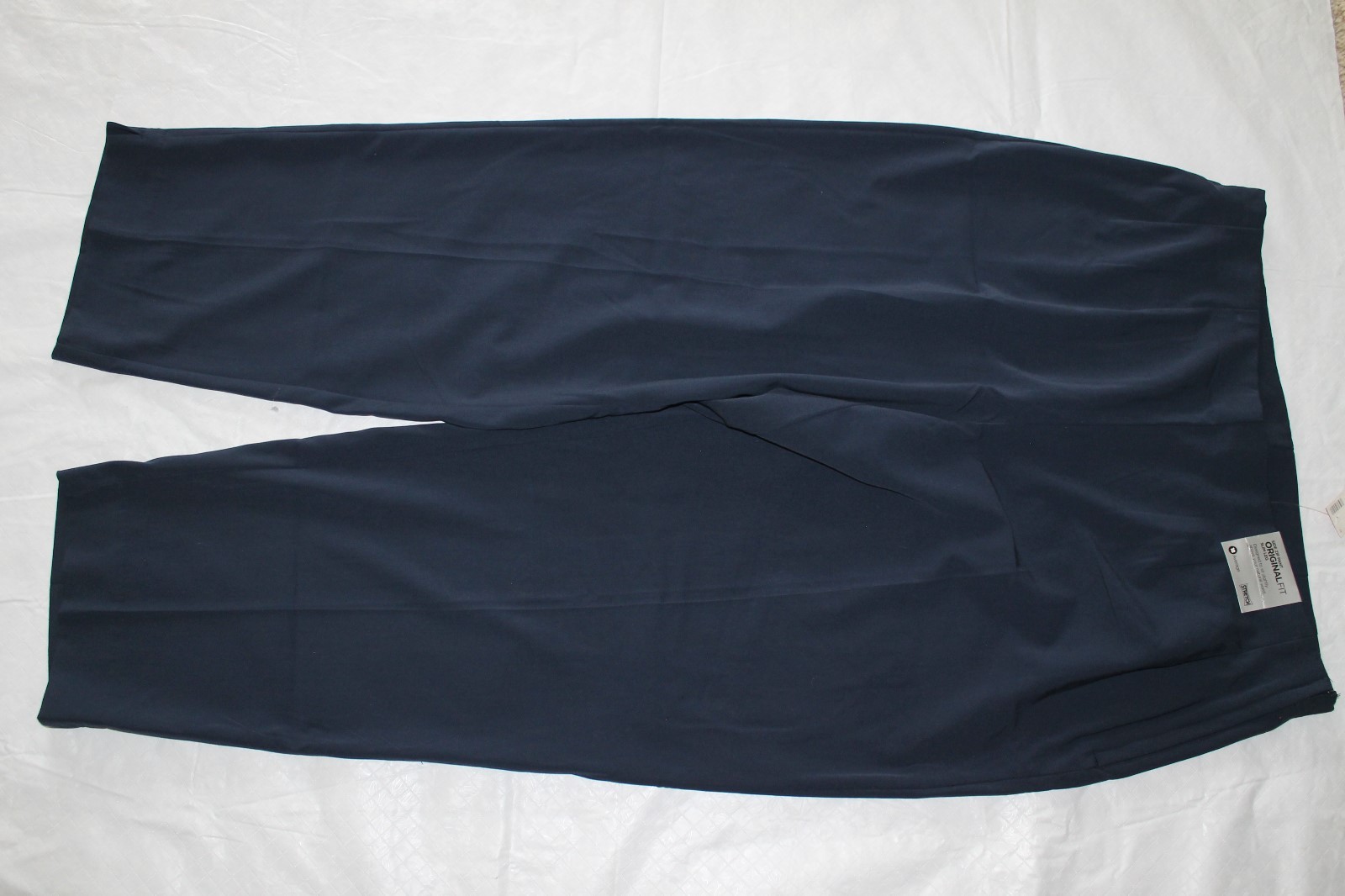 Womens pants AVENUE size 18 Ave navy side zip original slim leg NEW (km78)