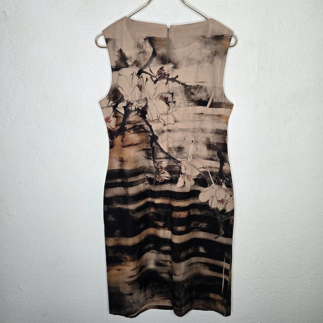 Connected Apparel Floral Print Sheath Dress