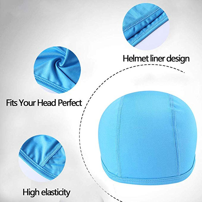 Polyester Biker Skull Cap Motorcycle Head Wrap Du Doo Do Rag Hat Beanie