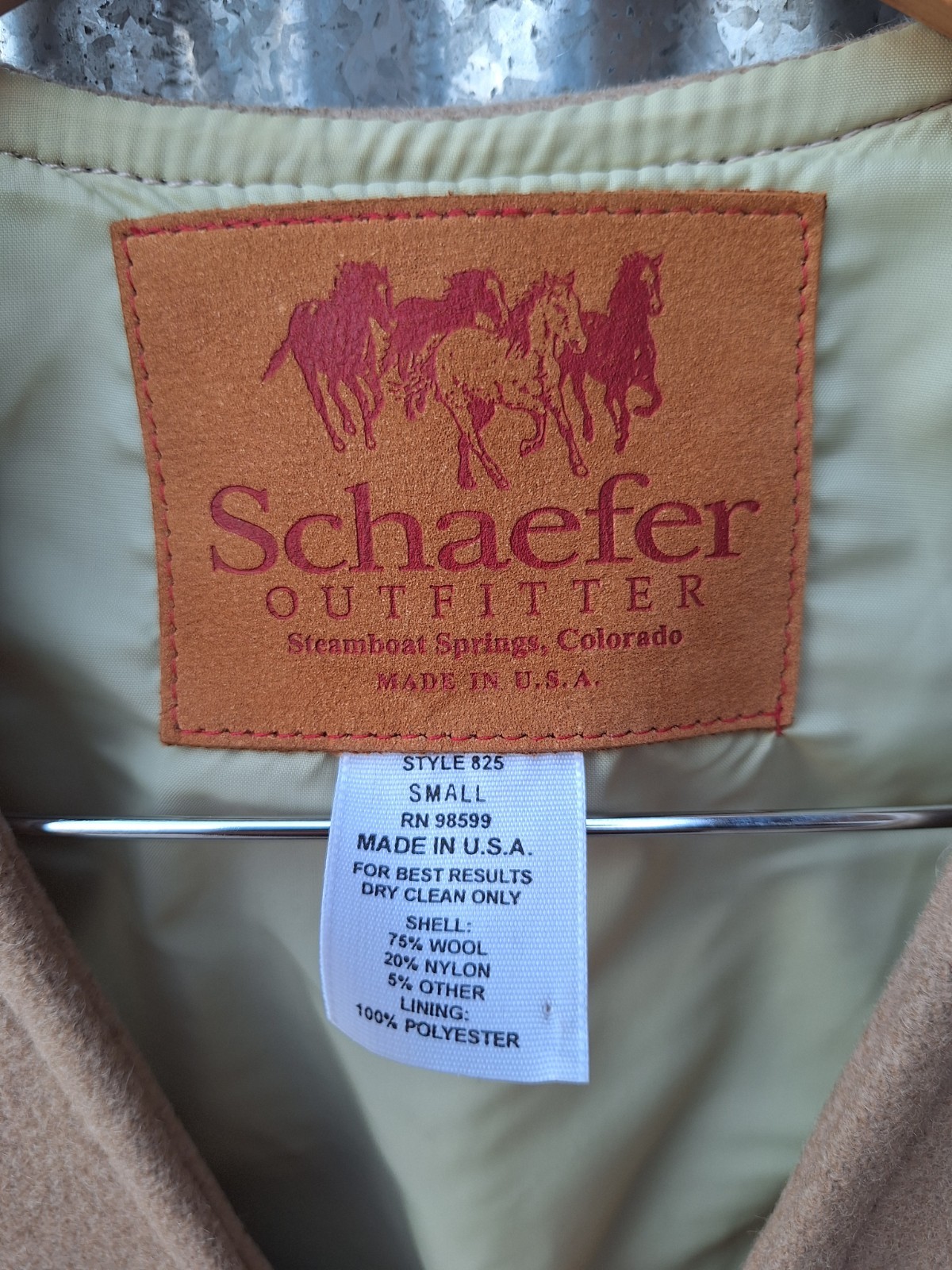 Schaefer Outfitter Men’s wool vest Small