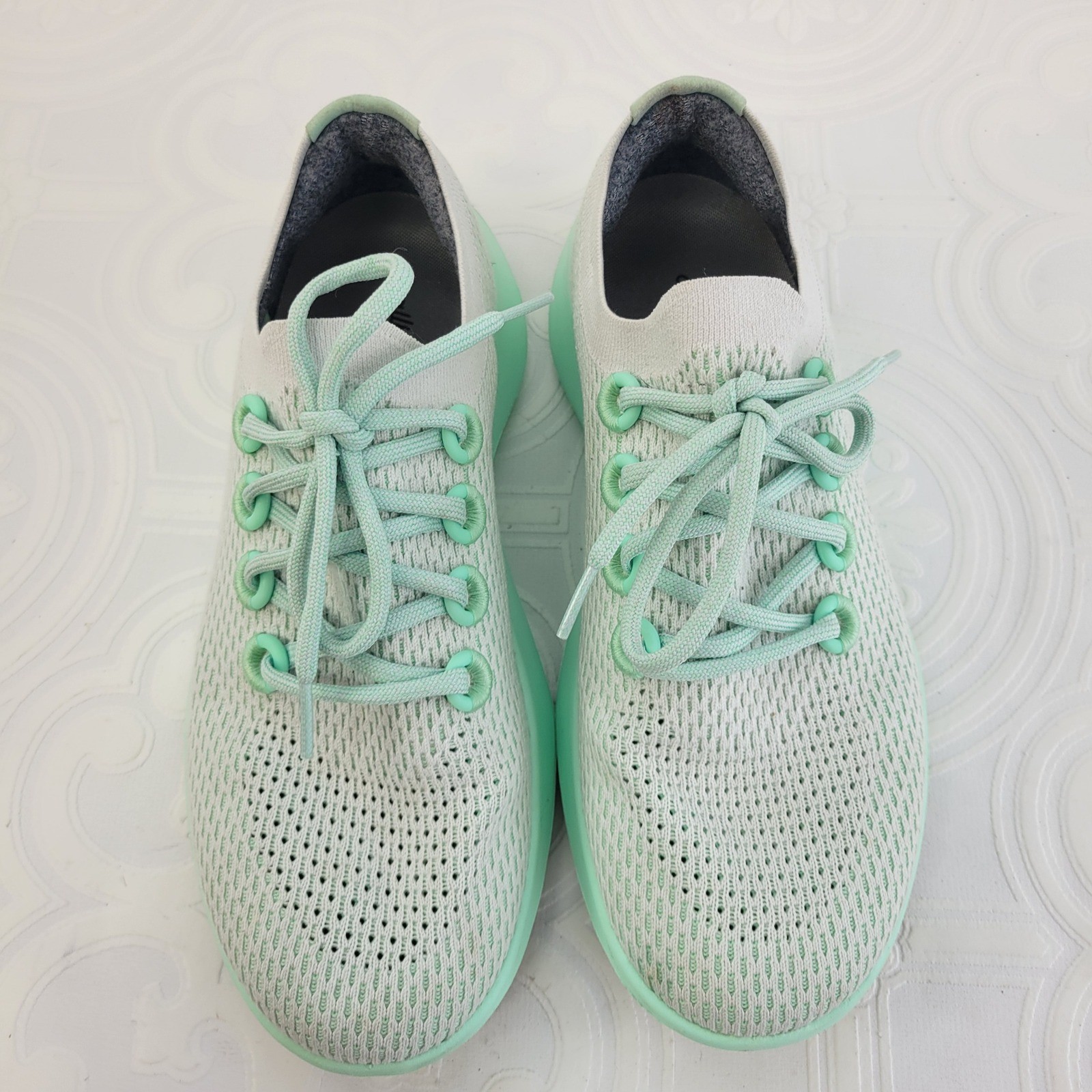 Allbirds Tree Dashers Mint Green Eucalyptus Running Shoes Womens 10.5