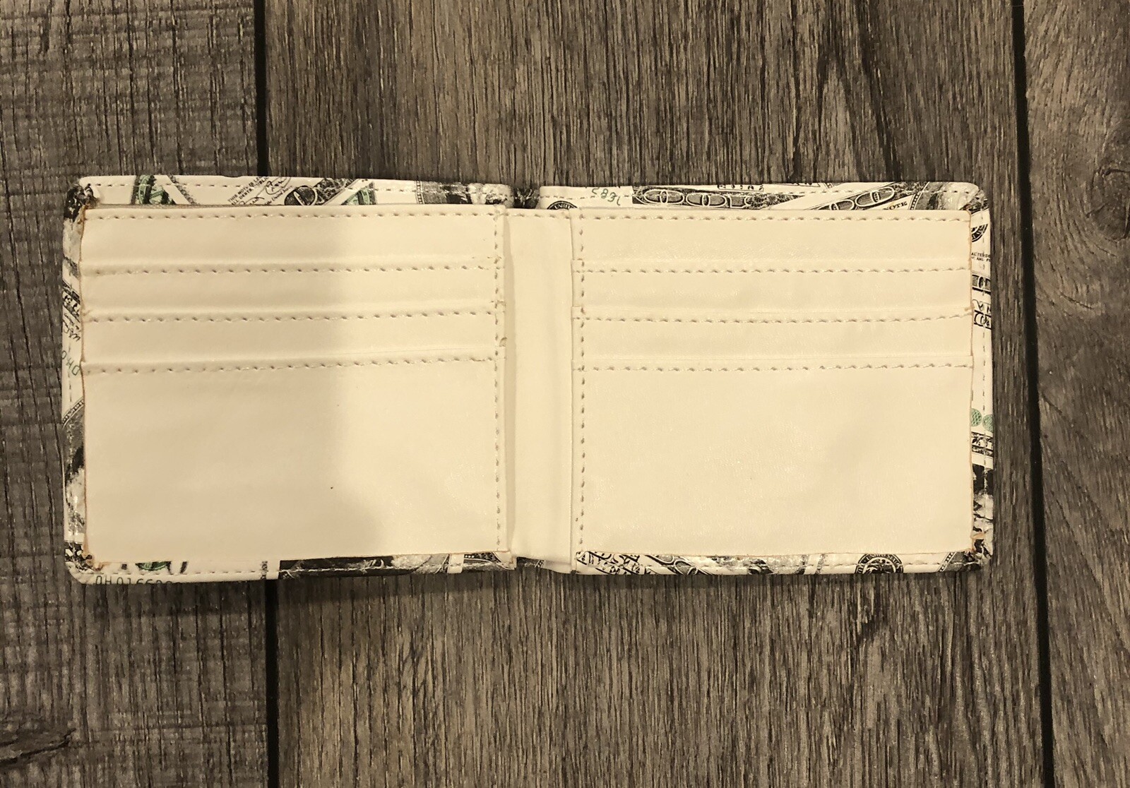 $100 Bifold Wallet NEW – Benjamin Franklin Money Dollar Bill Cash 8” X 3.5” Ben