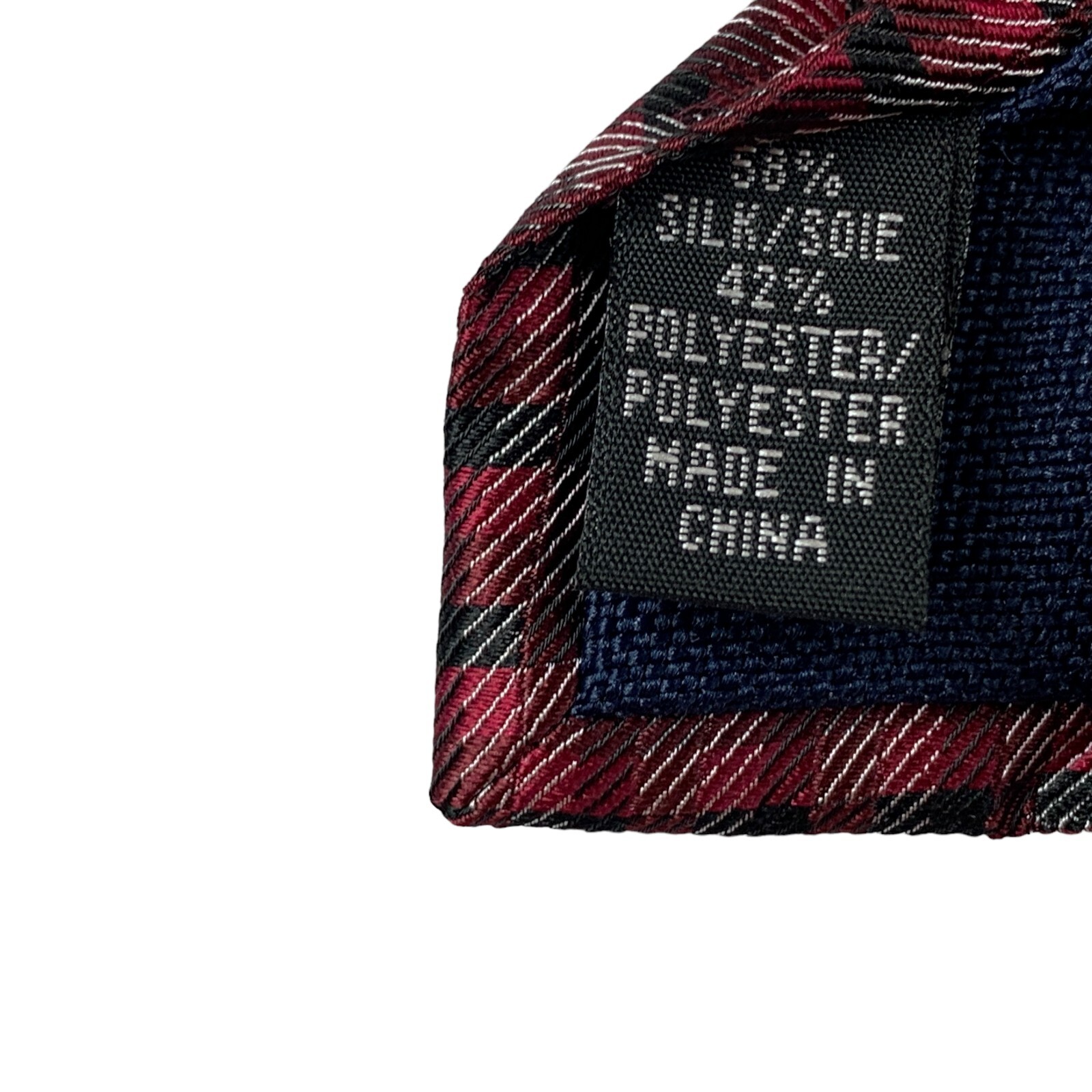 Michael Kors Mens Classic Tight Gingham Plaid Neck Tie Dark Red 3 1/8″