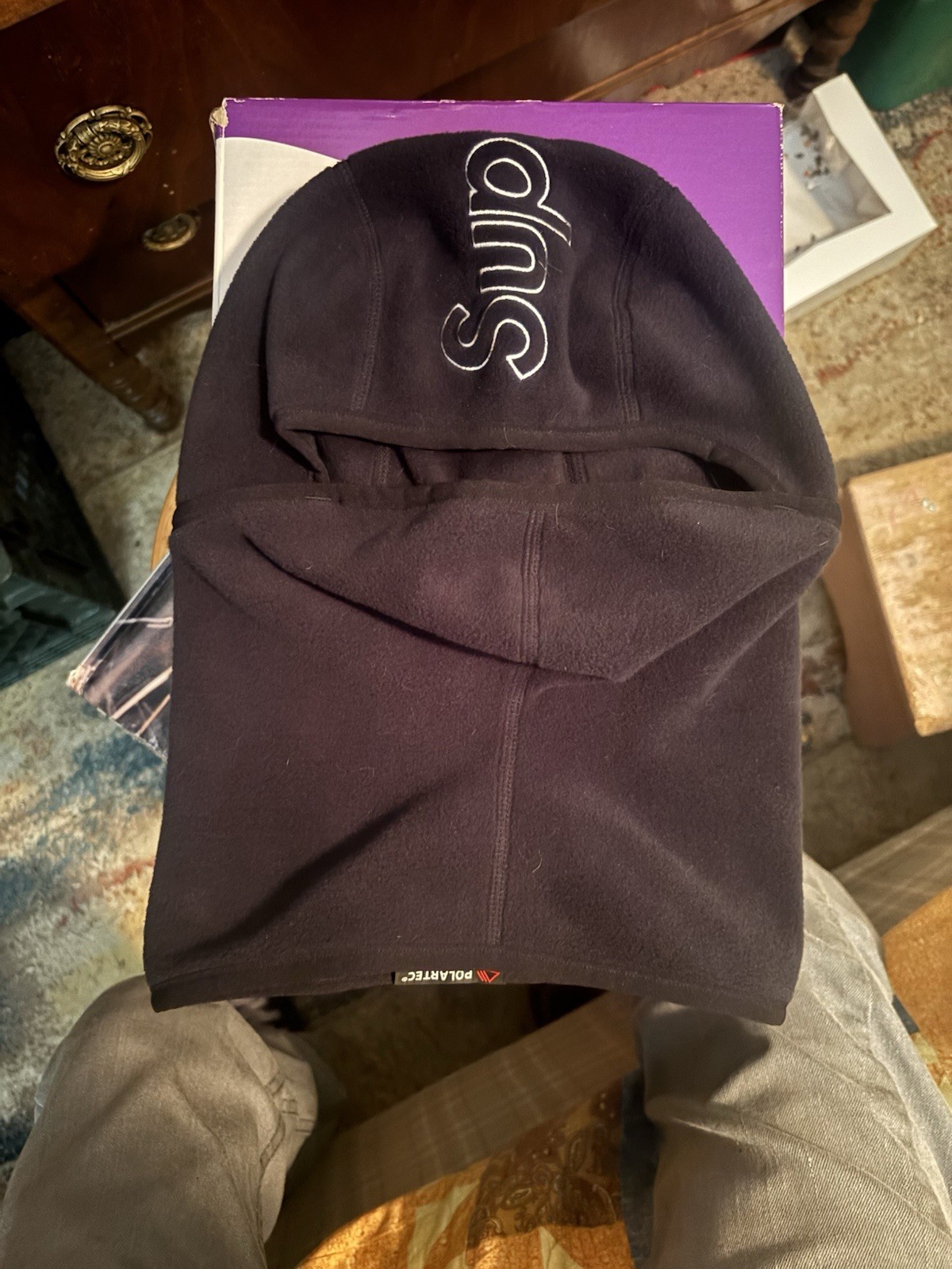 Supreme Polartec Balaclava (FW24) Black Balaclava (FW24) Ski Mask / Shiesty