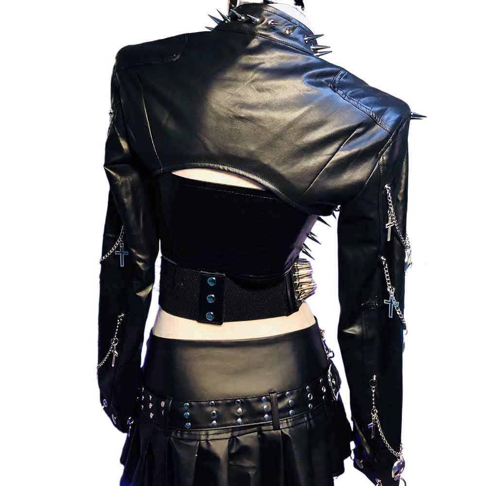 Goth Tops Spiked Emo Clothing Y2K Punk Rock Clothes Gothic Tank Grunge