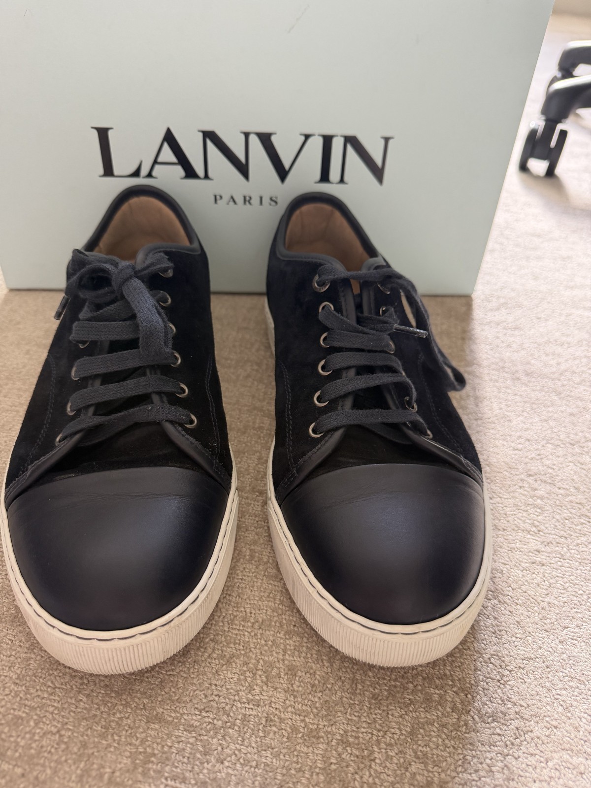 Lanvin sneakers dbb1 Very Lightly Used Size 8 With Original box and packaging.