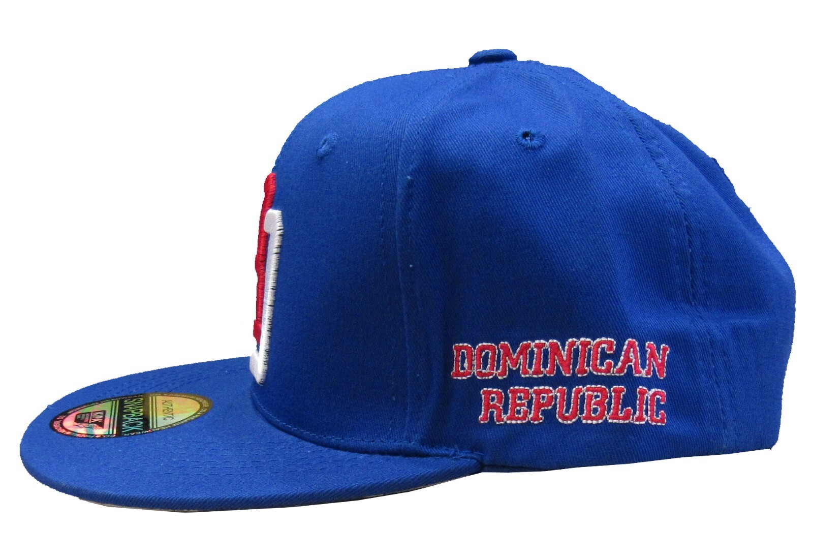 Snap Back hats Dominican Republic 3D Embroidered RD Printed Under visor New!