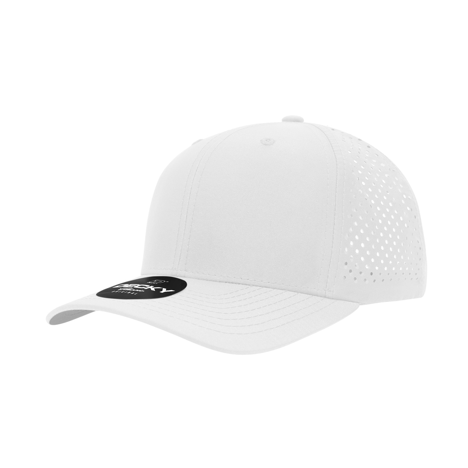 Decky Unisex 6 Panel Mid Profile Structured Perforated Performance Cap – 6227