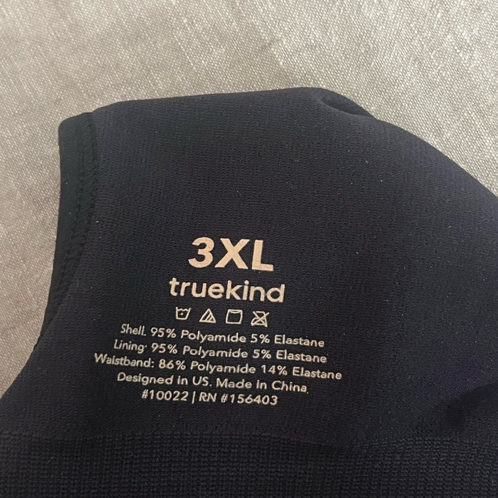 NEW Truekind Daily Comfort Wirefree Shaper Bra Black Women’s Seamless 3X Comfy