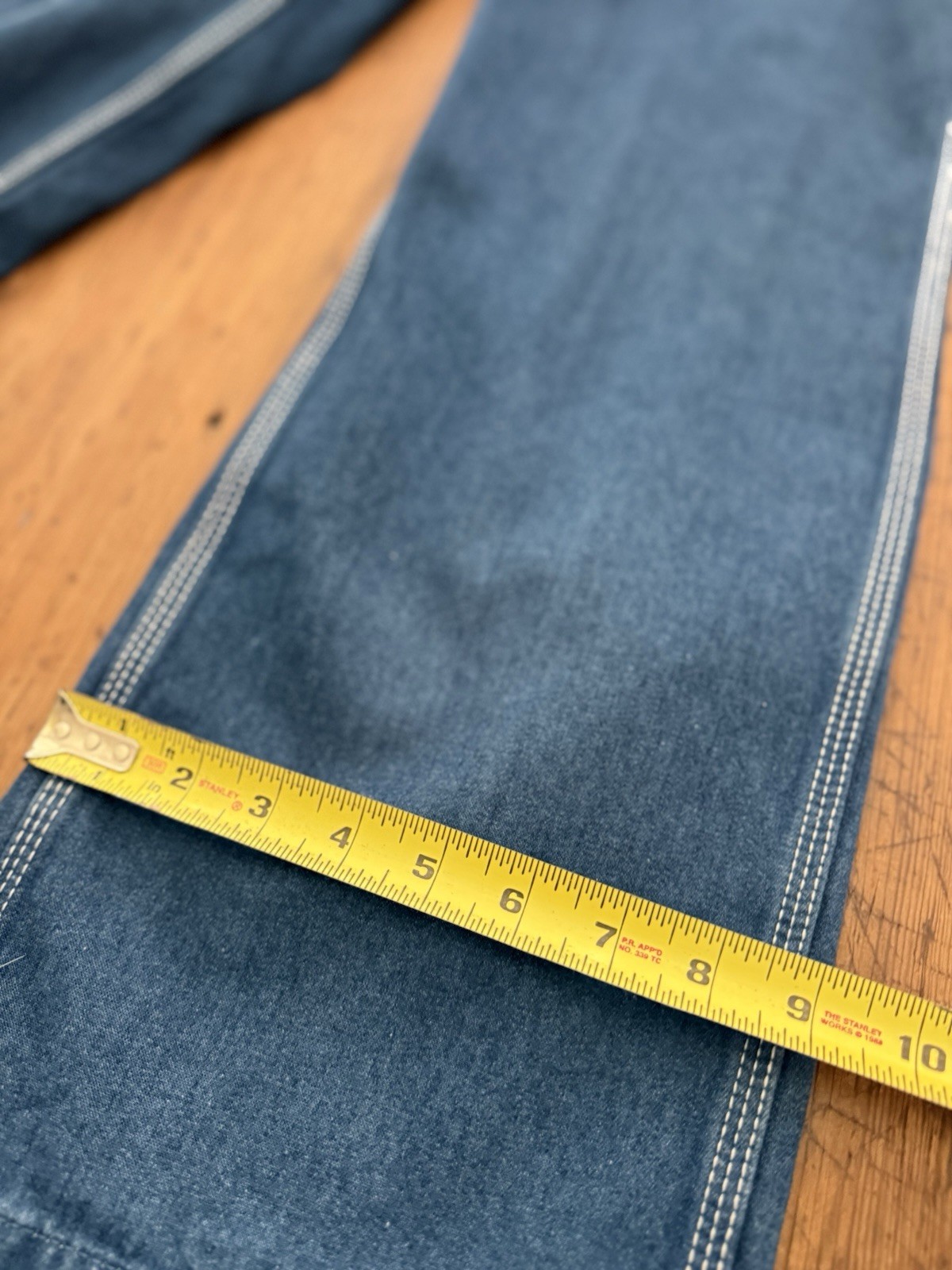 Liberty Overalls Men’s 32X30 Bib Utility Denim Blue Workwear Carpenter Made USA