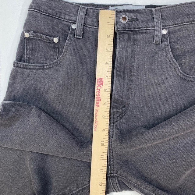 Levi Strauss Co Silver Tab Mom Jeans W29 L27 Gray Waterless Denim