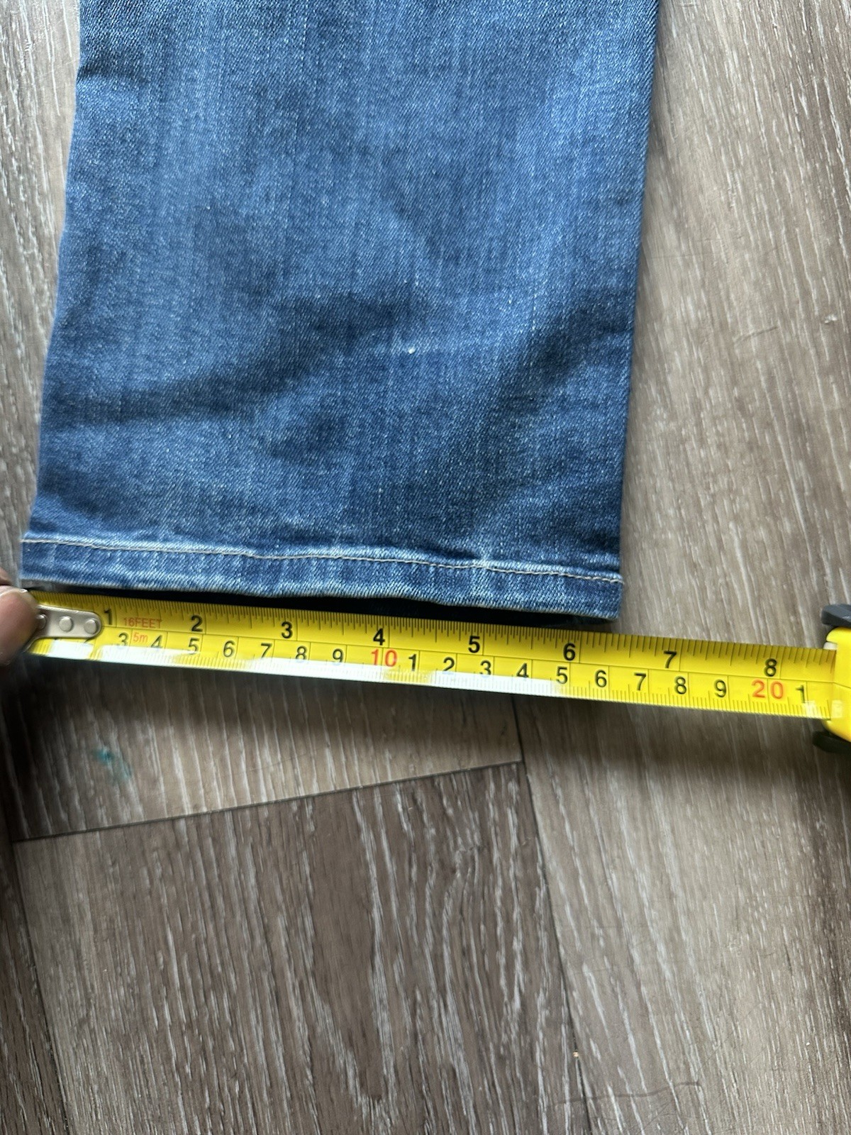 ALLSAINTS Men’s Blue Denim Skinny Slim Cigarette Jeans Size 34