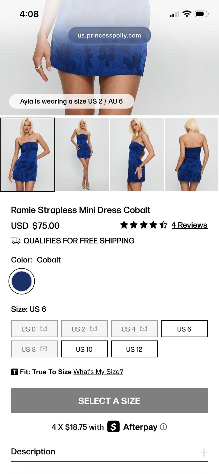 Brand New Women’s Strapless Mini Dress – Good for Cocktail Parties and Clubbing