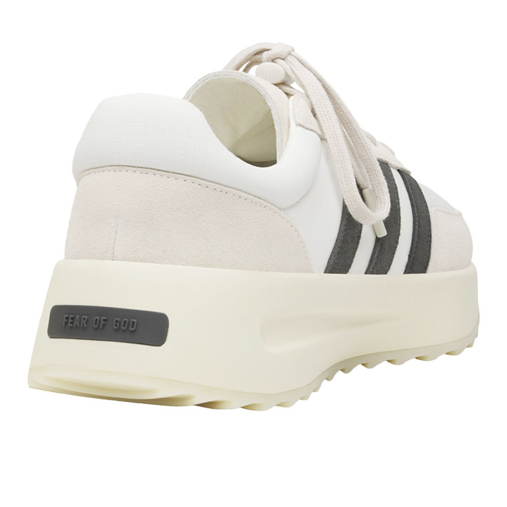 adidas Fear Of God X Athletics Los Angeles Lace Up Mens Off White Sneakers Casu