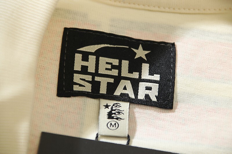 24SS Hell Studios star Skull print Tee INS Style high street trend Men’s T-shirt